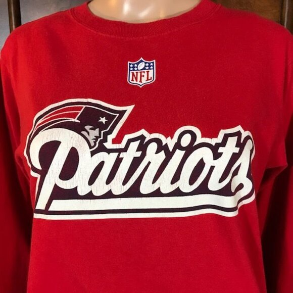 Reebok New England Patriots Red 100% Cotton Shirt - Picture 9 of 16